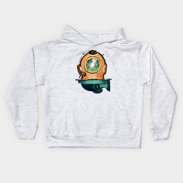 Fish out of water Kids Hoodie by gui